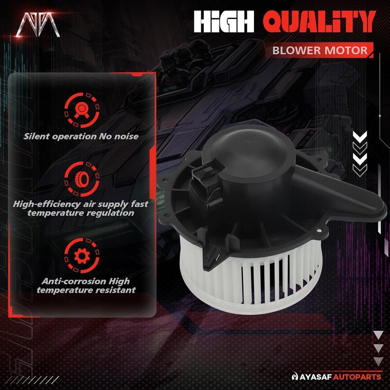 MAYASAF 700027 HVAC Blower Motor Assembly w/Fan Cage fit for Ford 97-03 F-150/2004 F-150 Heritage/97-99 F-250/97-02 Expedition, for Lincoln 98-02 Navigator/2002 Blackwood - Image 3